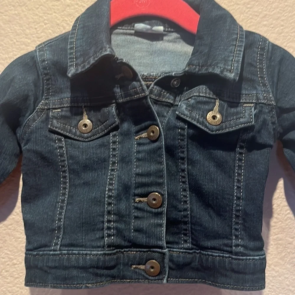 Wrangler Baby Jean Jacket Denim Coat Size 3-6 Months